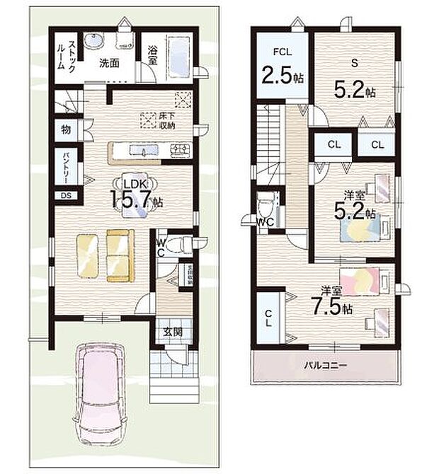 【3LDK+S(納戸)】○敷津浦小学校・・・徒歩6分 ○住之江中学校・・・徒歩9分