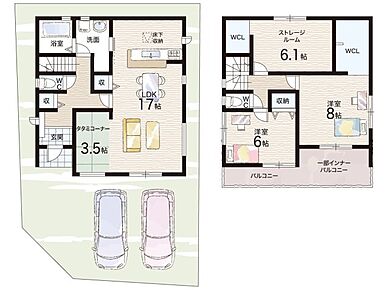○平尾小学校・・・徒歩12分 ○美原中学校・・・徒歩20分 