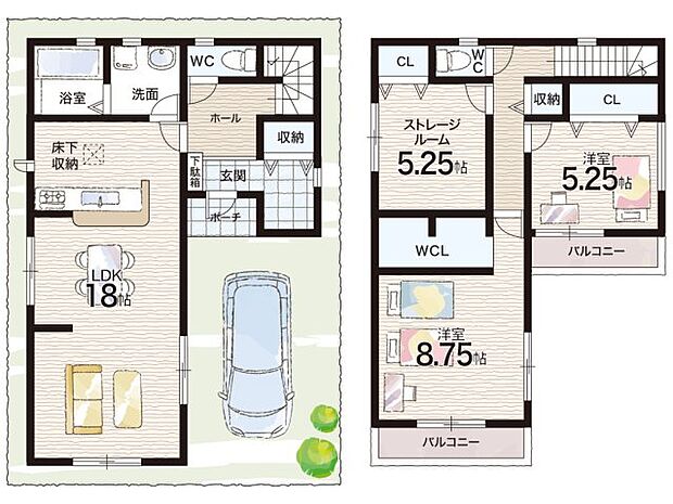 【2LDK+S(納戸)】○矢田東小学校・・・徒歩5分 ○矢田中学校・・・徒歩6分