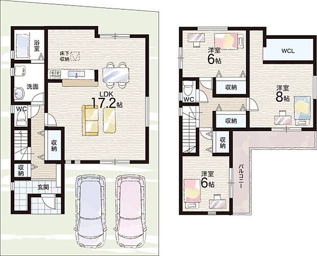 【3LDK】○布忍小学校・・・徒歩4分 ○松原第三中学校・・・徒歩10分