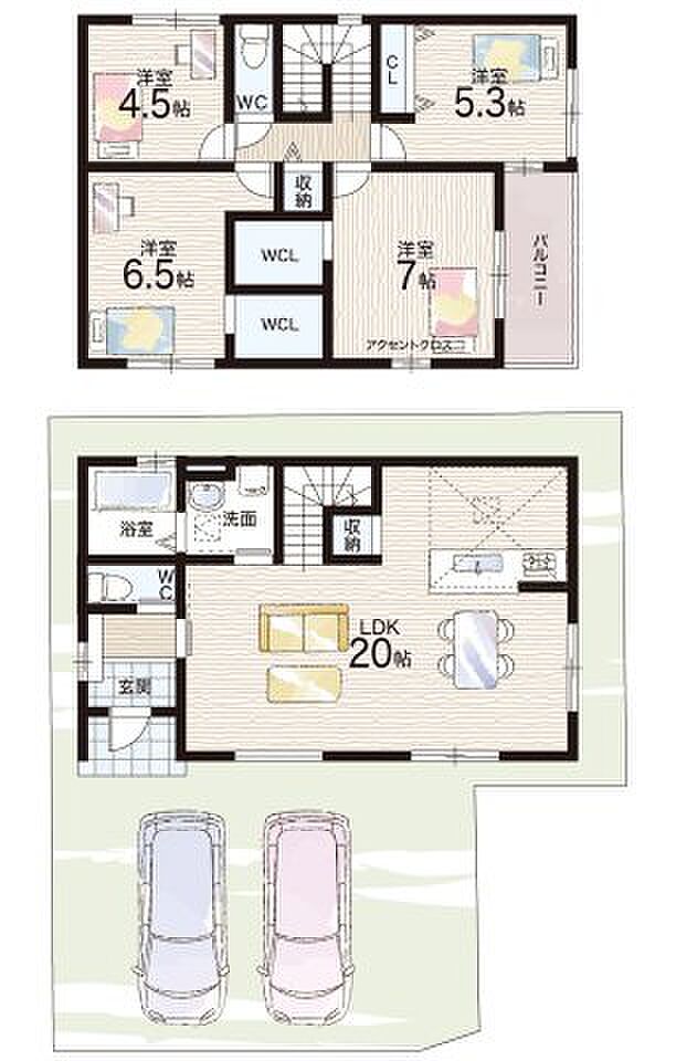【4LDK】○浜寺小学校・・・徒歩7分 ○浜寺南中学校・・・徒歩21分