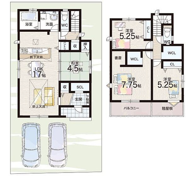 【4LDK】○国分小学校・・・徒歩12分 ○国分中学校・・・徒歩8分