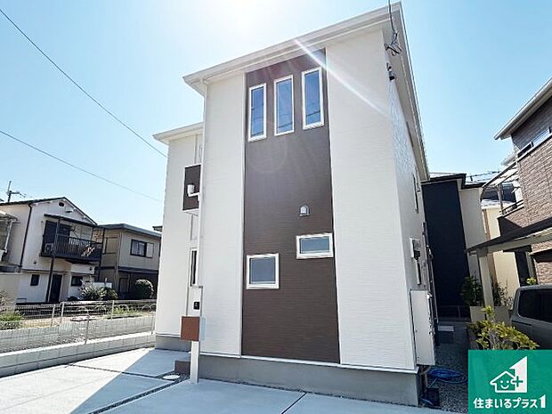 【外観】お客様に長く安心して住んでいだだける事にこだわった家づくり！住んでからのアフターサービスにもしっかりと取り組んでいます！