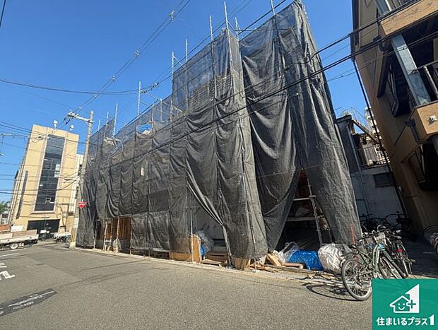 【外観】周辺は落ち着いた街並みの住宅地！子育てがしやすい住環境です！まだ未完成ですが、現地でしかわからない事もございます。是非一度ご覧ください。