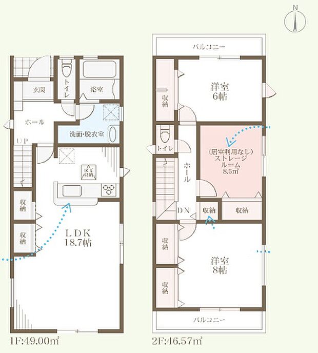 【2LDK+S(納戸)】○矢田西小学校・・・徒歩5分 ○矢田西中学校・・・徒歩5分