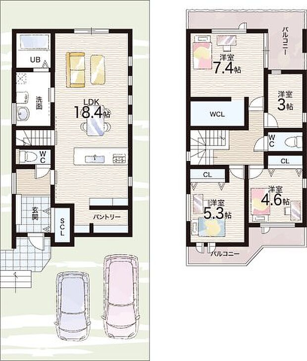 【4LDK】○本山第三小学校・・・徒歩11分 ○本山中学校・・・徒歩23分