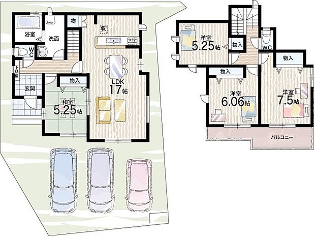 【4LDK】○道場小学校・・・徒歩12分 ○北神戸中学校・・・徒歩17分