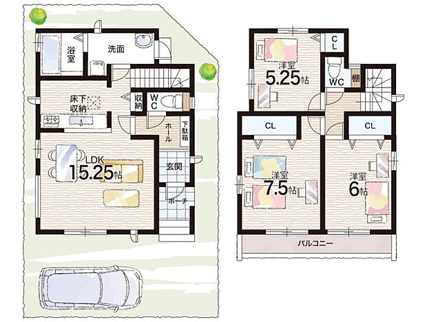 【3LDK】○摂陽小学校・・・徒歩6分 ○西中学校・・・徒歩6分