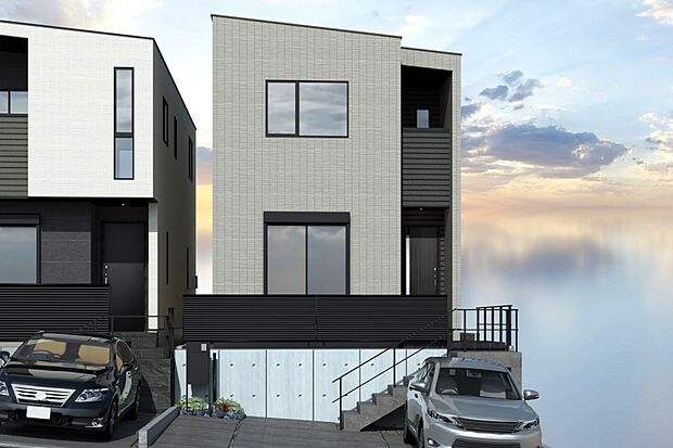 CGイメージパース/3号地外観パース（建物未完成のためイメージパースです）