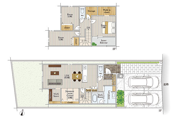 ■1号地間取り■