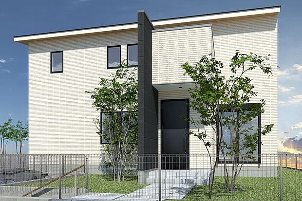 CGイメージパース/5号地外観パース（建物未完成のためイメージパースです）