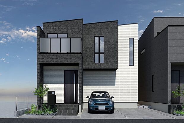 ■CGイメージパース/3号地外観パース■(建物未完成のためイメージパースです)