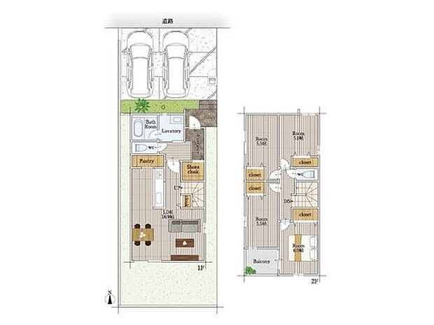 【4LDK】【4LDKの家】
◆当該物件で唯一の4LDK区画です。
◆ご夫婦で寝室を分けたいお客様や、お子様が多いご家族には最適です。
◆2階に4部屋なので、寝室スペースとして有効活用できます。