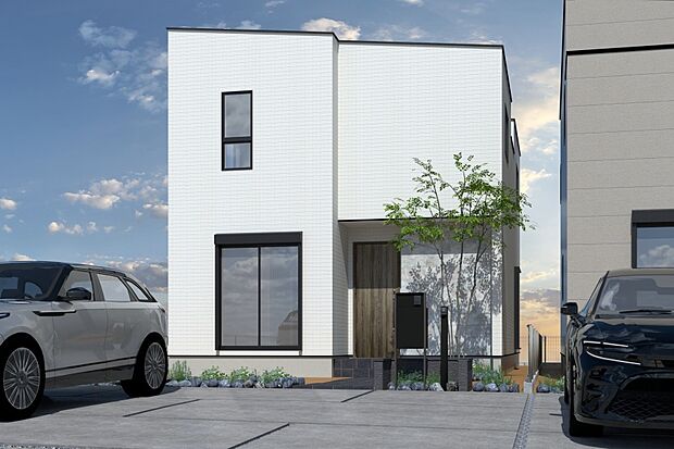 【■CGイメージパース/2号地外観パース■】（建物未完成のためイメージパースです）