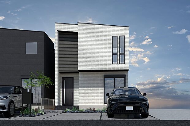 【■CGイメージパース/3号地外観パース■】（建物未完成のためイメージパースです）