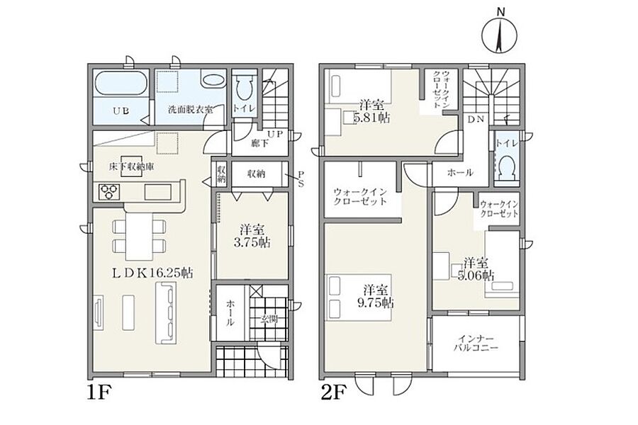 1号棟間取り