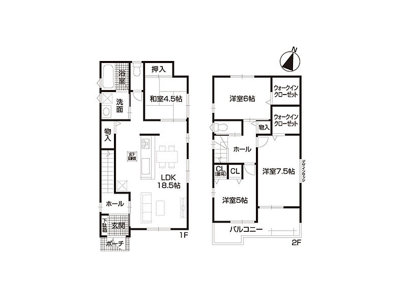 ■2号地間取り■