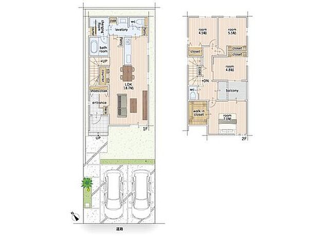 (3号地)、価格5090万円、4LDK、土地面積133.32m2、建物面積107.45m2