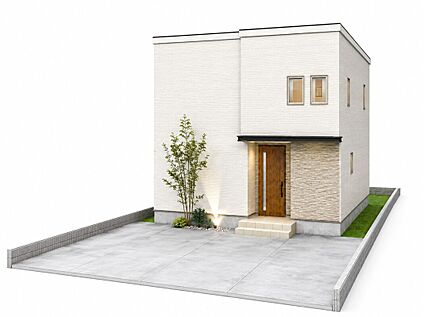 4号地外観イメージパース(建物プラン例)
