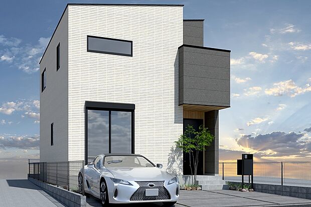 【２号地外観イメージパース】
徒歩3分の市バス「谷口」停からは名古屋駅や栄駅方面まで直通運行しています。地下鉄やJR、名鉄も利用できる便利な立地です。