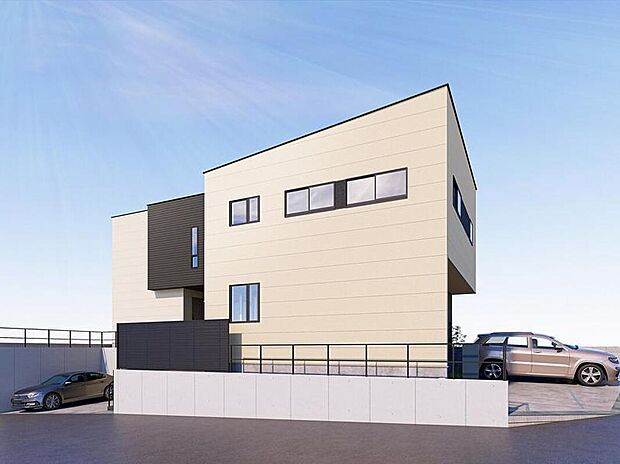 完成予想図(外観)
それぞれ個性的な間取りをご提案。
11月中旬に完成予定のため、来年度に十分余裕をもってお引越し可能♪