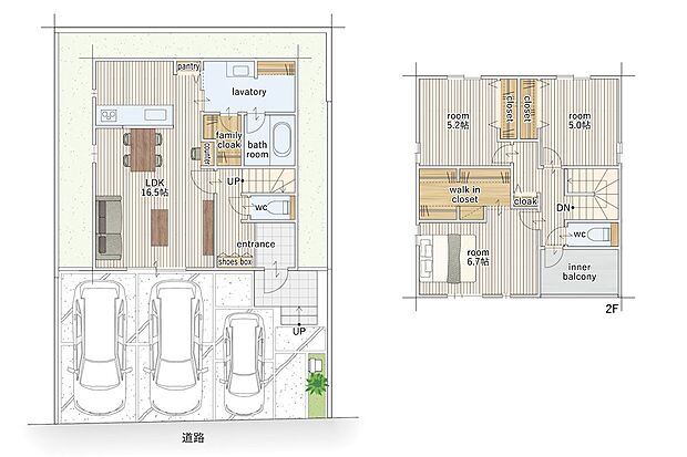 【3LDK＋Ｓ】建物面積にはインナーバルコニー4.42m2を含みます。