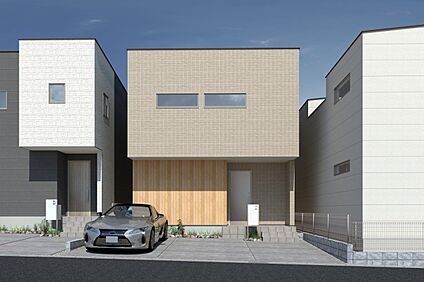 【2号地外観イメージパース】
