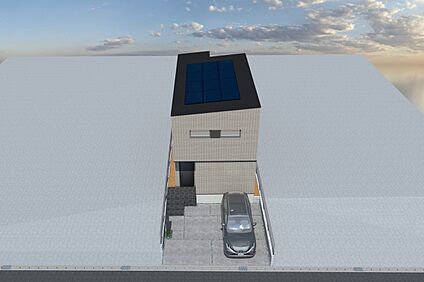 【1号地鳥瞰イメージパース】