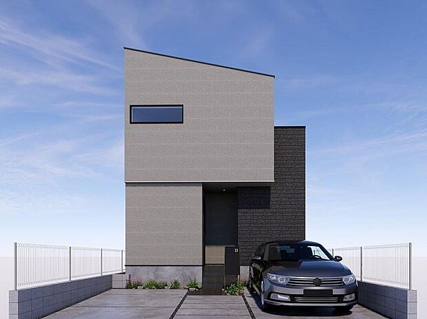 完成予想図(外観)
GX志向型!太陽光発電の家