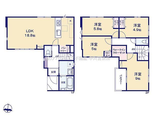 1号棟/間取図