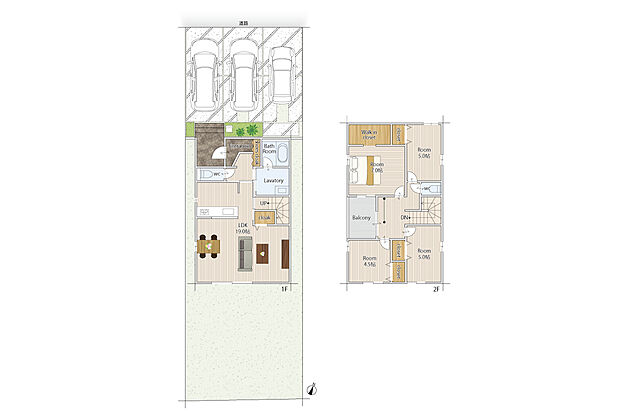 【4LDK】建物面積にはポーチの一部1.56ｍ2を含む