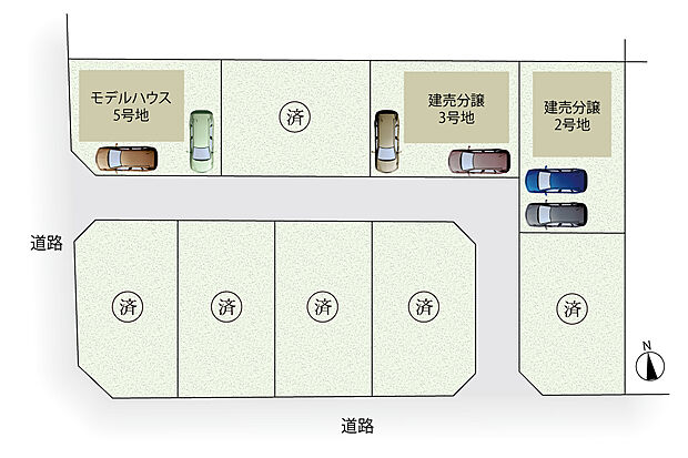 【全体区画図】残り3区画となりました!