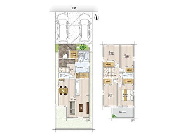 【4LDK】※建物面積にはポーチ0.73m2を含みます。