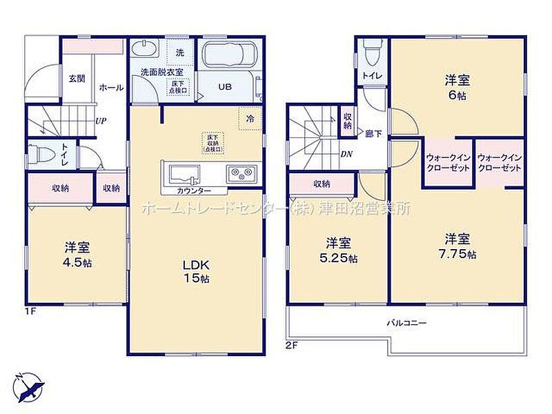 各居室に収納を完備しております。収納が豊富な住宅は居室空間がしっかりと使えるので暮らしやすさが断然に上がります。荷物をを気にすることなく家具の配置をお好み通りにできるのも大きな魅力です。