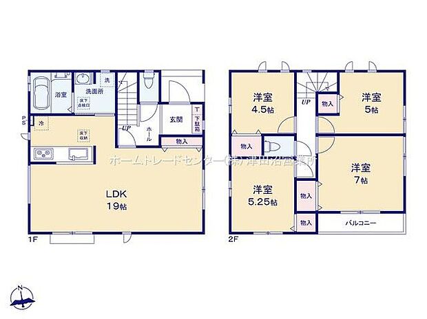 4LDKのゆとりある間取りで家族全員が快適に暮らせる設計。収納も充実しているため片付けやすく、生活感を抑えた空間を実現。日々の動線も考えられた、実用性の高い住まいです。