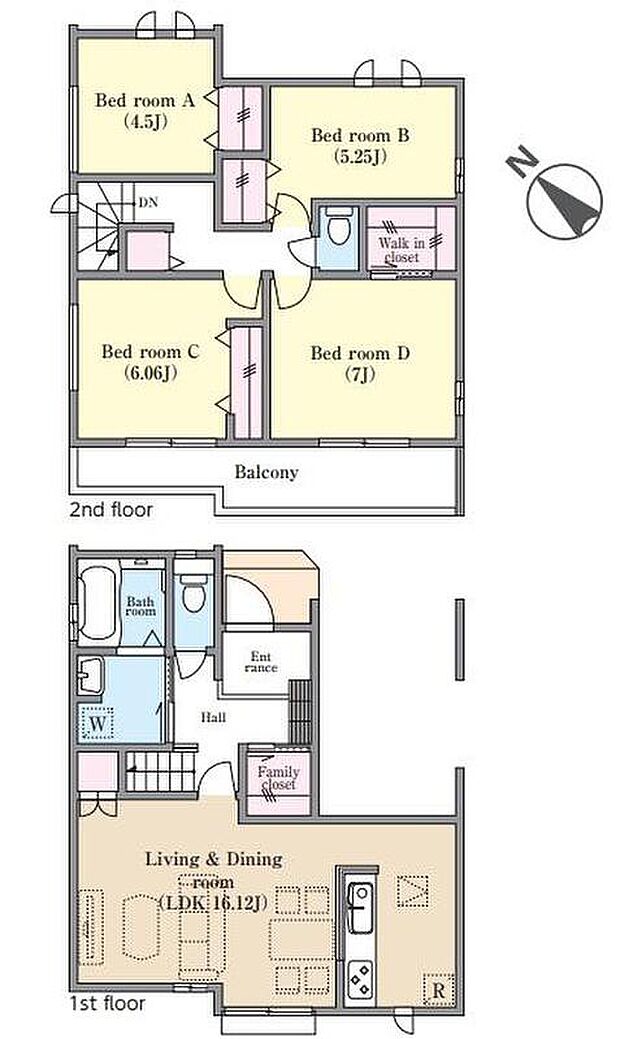 【4LDK】◇WICやファミリークロークなど収納設備がが充実しているので、お部屋がすっきり片付きます♪
◇対面式キッチンからは、リビングにいるご家族の様子が一目で分かります。小さいお子様がいても安心です♪