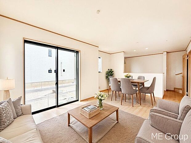 ■家具の配置がしやすく模様替えも楽しめる空間※家具はCGです