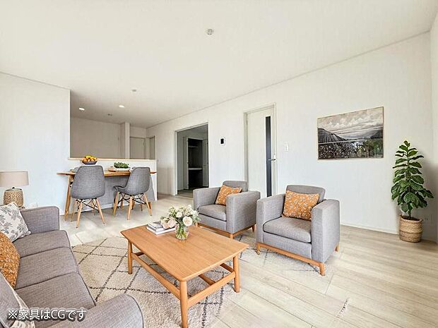 ■くつろぎと笑顔が集まる、心温まるリビング