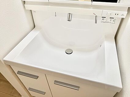 ハンドシャワー付洗面台