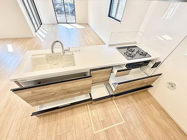 【ダイニングキッチン】■キレイに片付く、使いやすいキッチン