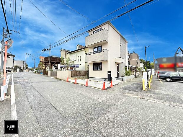 【前面道路含む現地写真】■新しい住まい、街の新しい風景