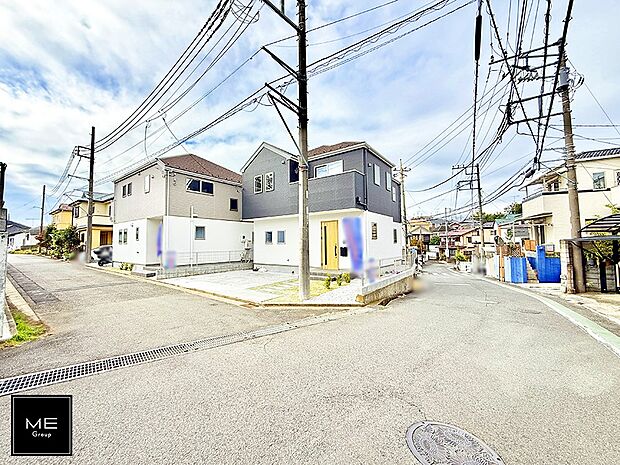 【前面道路含む現地写真】■新しい住まい、街の新しい風景