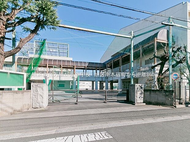 横浜市立万騎が原中学校(約720m・徒歩9分)