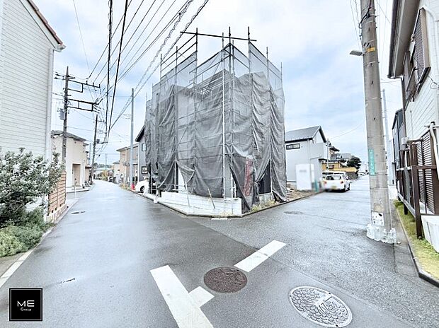 【前面道路含む現地写真】■新しい住まい、街の新しい風景