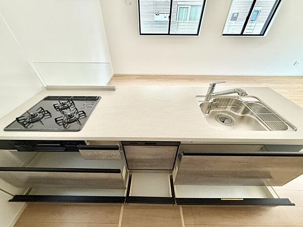 【キッチン】■アイデア広がる、クリエイティブな料理空間