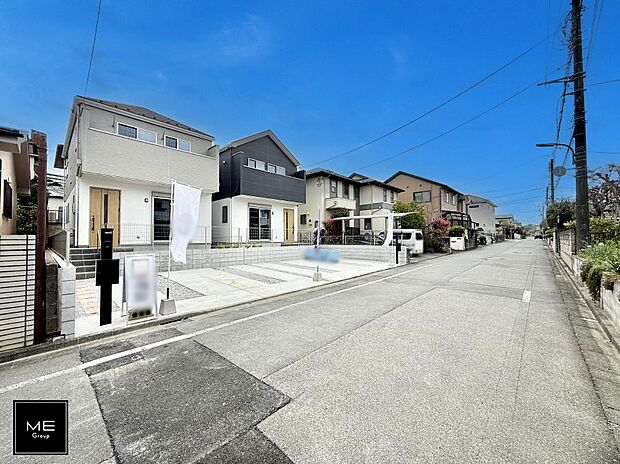 【前面道路含む現地写真】■新しい住まい、街の新しい風景