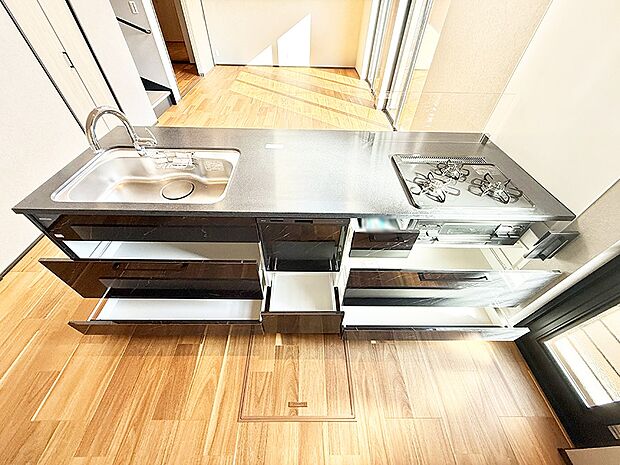 【キッチン】■料理がもっと楽しくなる、快適なキッチン空間