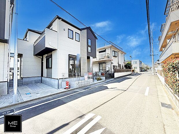 【前面道路含む現地写真】■新しい住まい、街の新しい風景