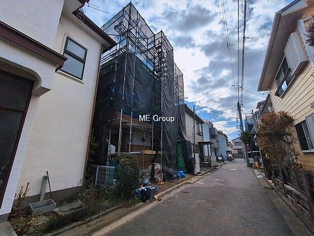 【前面道路含む現地写真】■新しい住まい、街の新しい風景