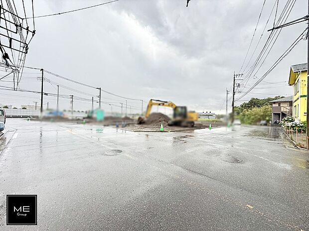 【前面道路含む現地写真】■新しい住まい、街の新しい風景
